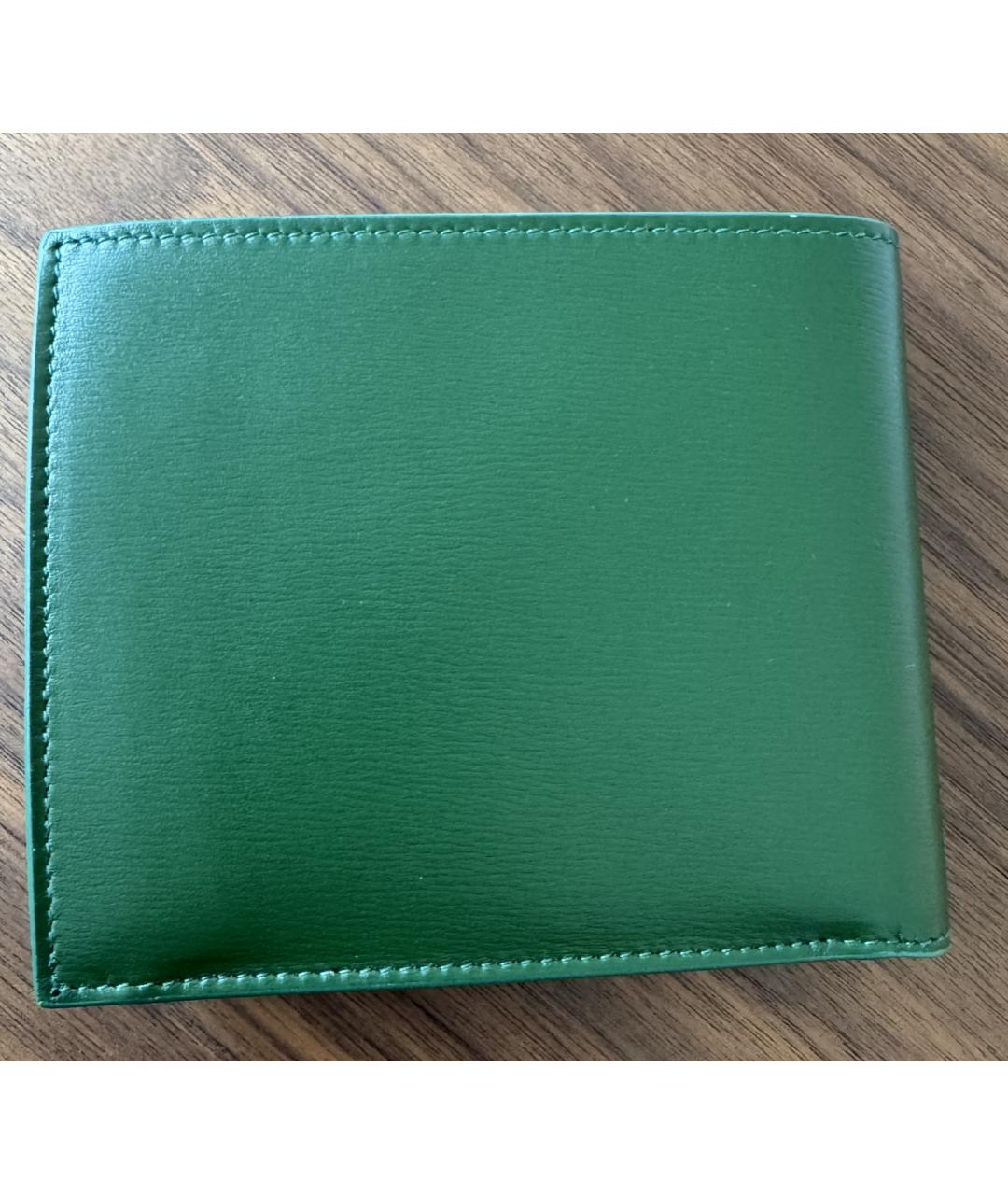 FERRAGAMO Зеленый кожаный кошелек, фото 2