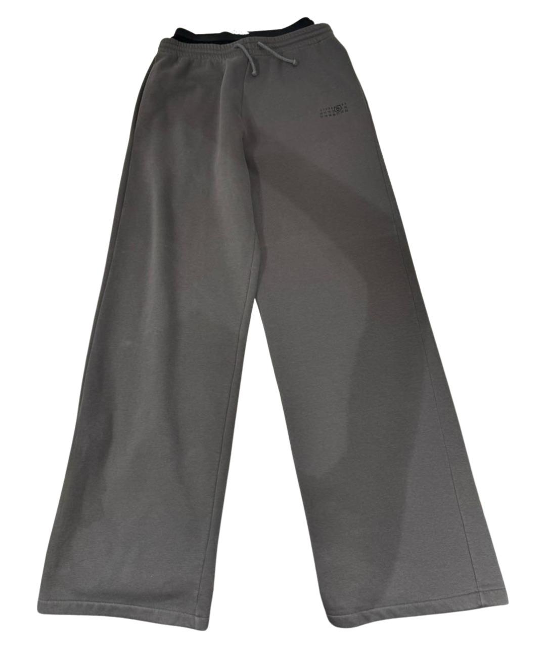 MM6 MAISON MARGIELA Серый хлопковый спортивный костюм, фото 1