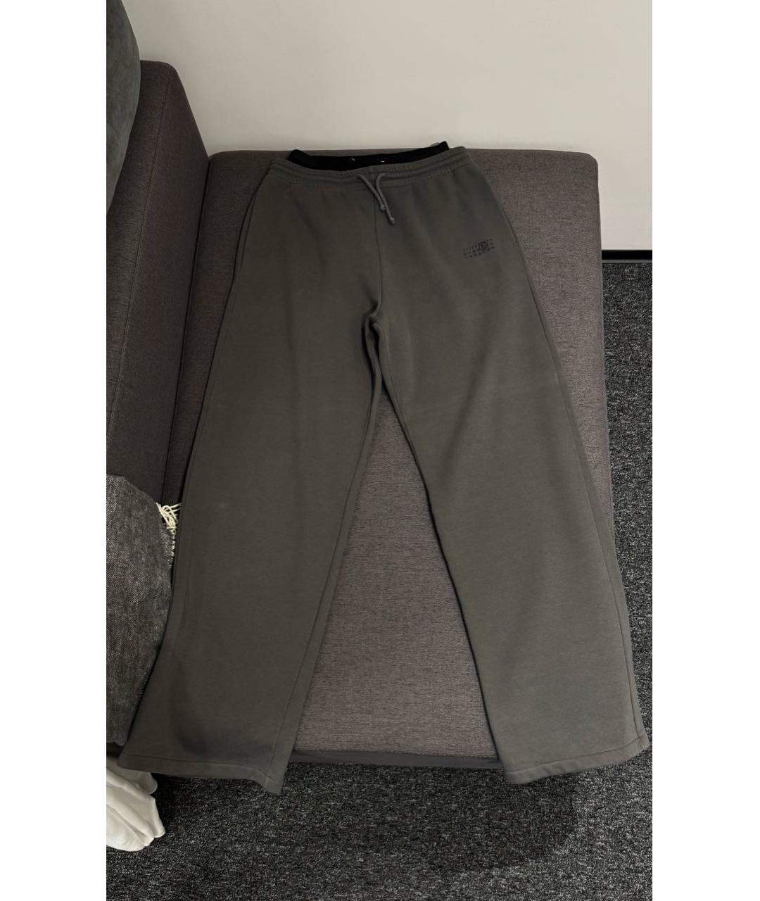 MM6 MAISON MARGIELA Серый хлопковый спортивный костюм, фото 2