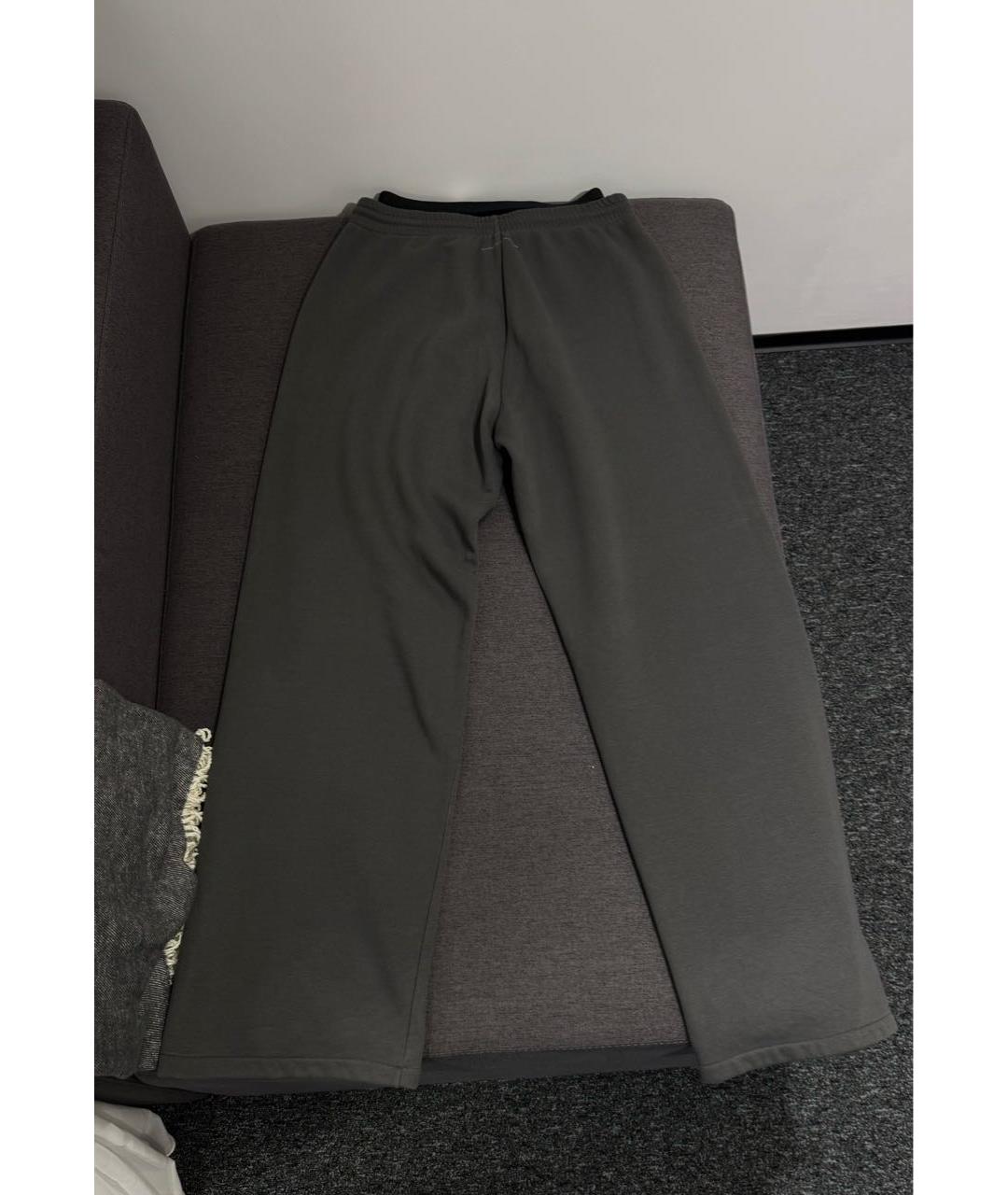MM6 MAISON MARGIELA Серый хлопковый спортивный костюм, фото 3