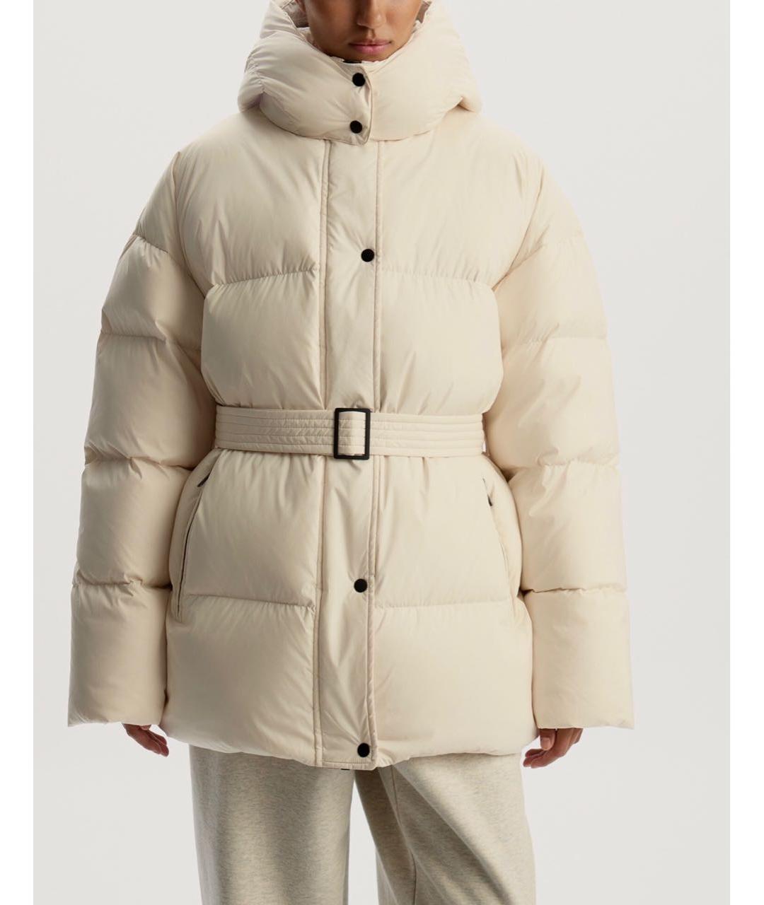 12 STOREEZ Бежевый пуховик, фото 4
