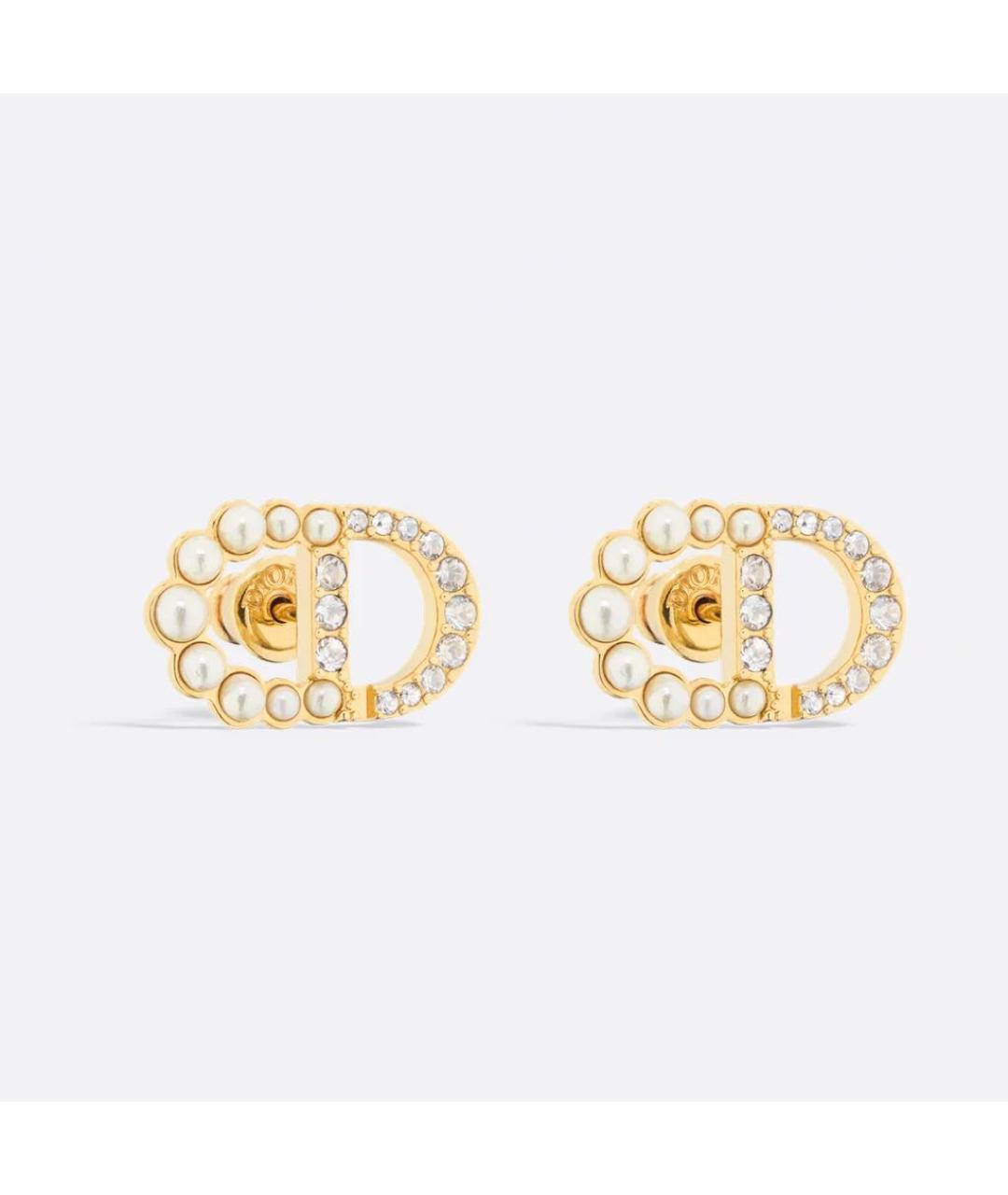 CHRISTIAN DIOR Золотые серьги, фото 3