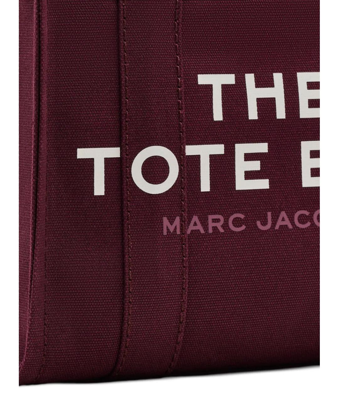 MARC JACOBS Бордовая тканевая сумка тоут, фото 3
