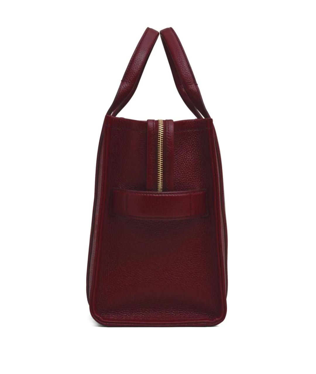 MARC JACOBS Бордовая кожаная сумка тоут, фото 6