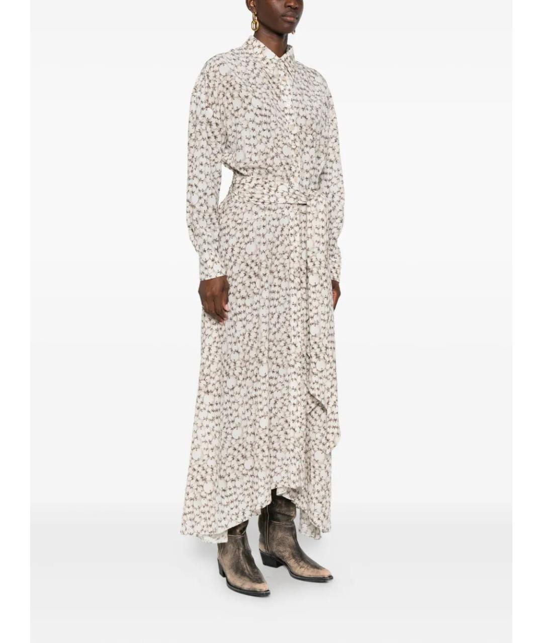 ISABEL MARANT Мульти шелковое платье, фото 5