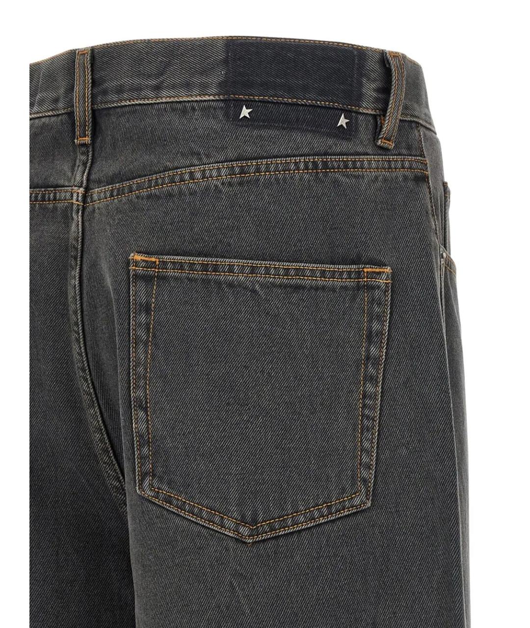 GOLDEN GOOSE DELUXE BRAND Серые хлопковые повседневные брюки, фото 1
