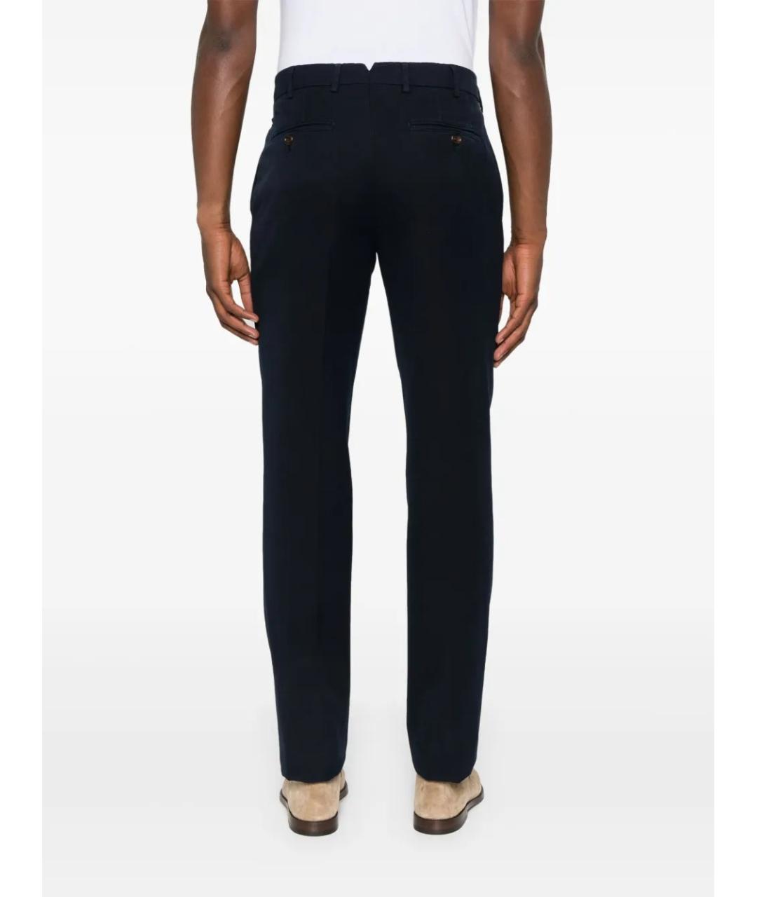 BRUNELLO CUCINELLI Черные хлопковые прямые джинсы, фото 3