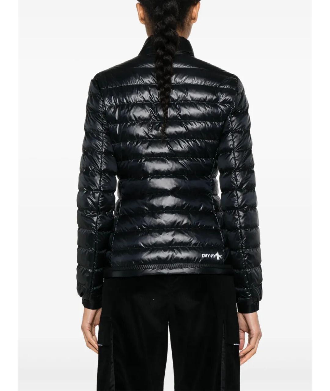 MONCLER Черный полиамидовый пуховик, фото 3