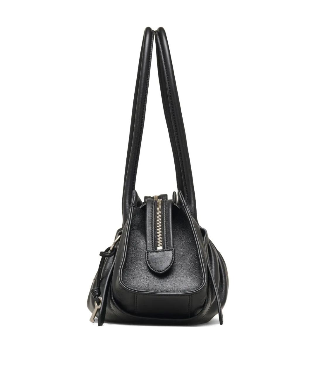 MARC JACOBS Черная кожаная сумка с короткими ручками, фото 5
