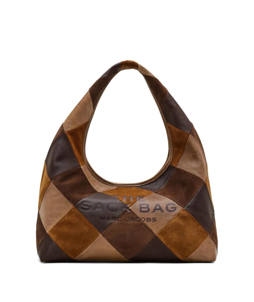 MARC JACOBS Коричневая замшевая сумка с короткими ручками, фото 3