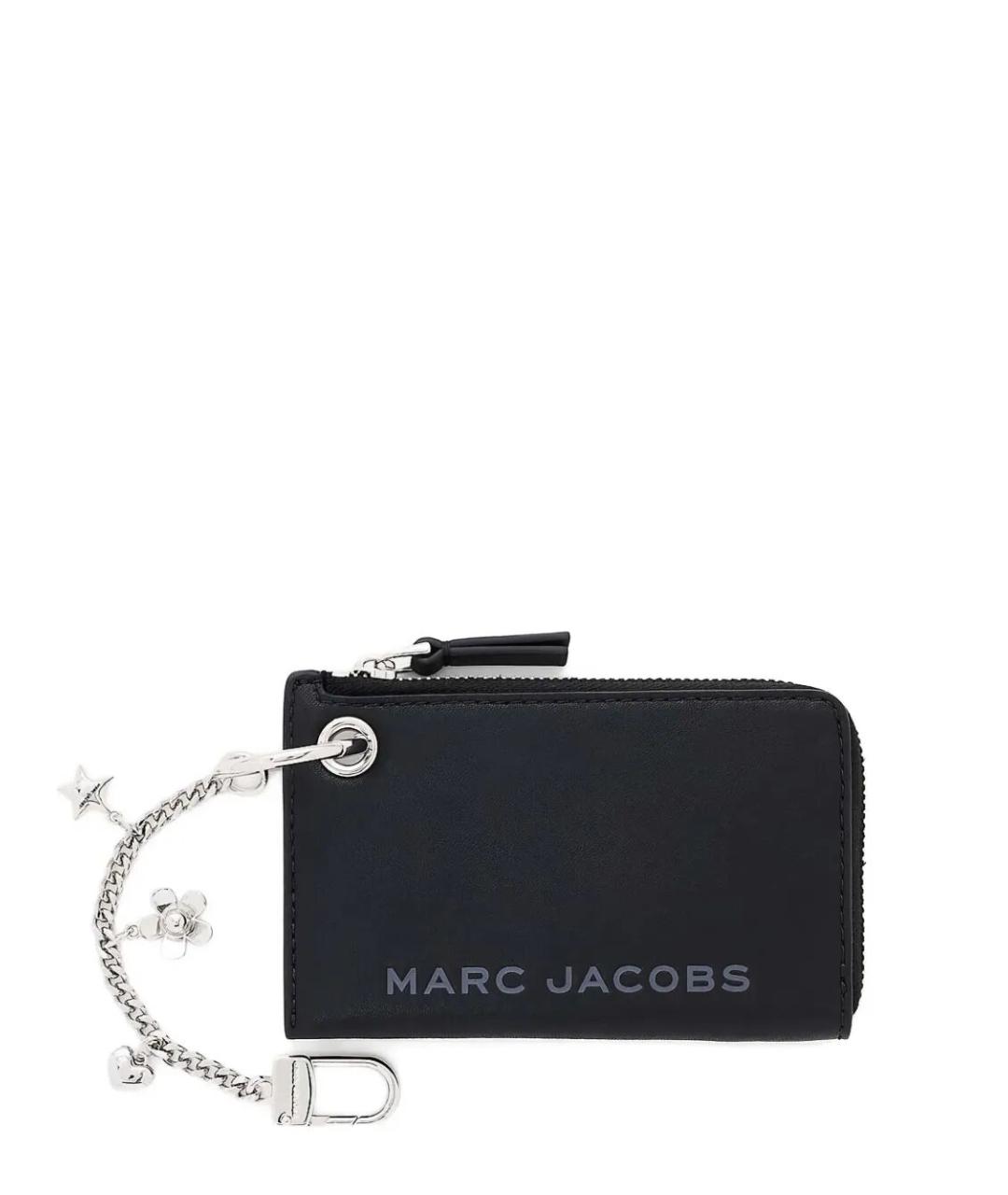 MARC JACOBS Черный кожаный кошелек, фото 1