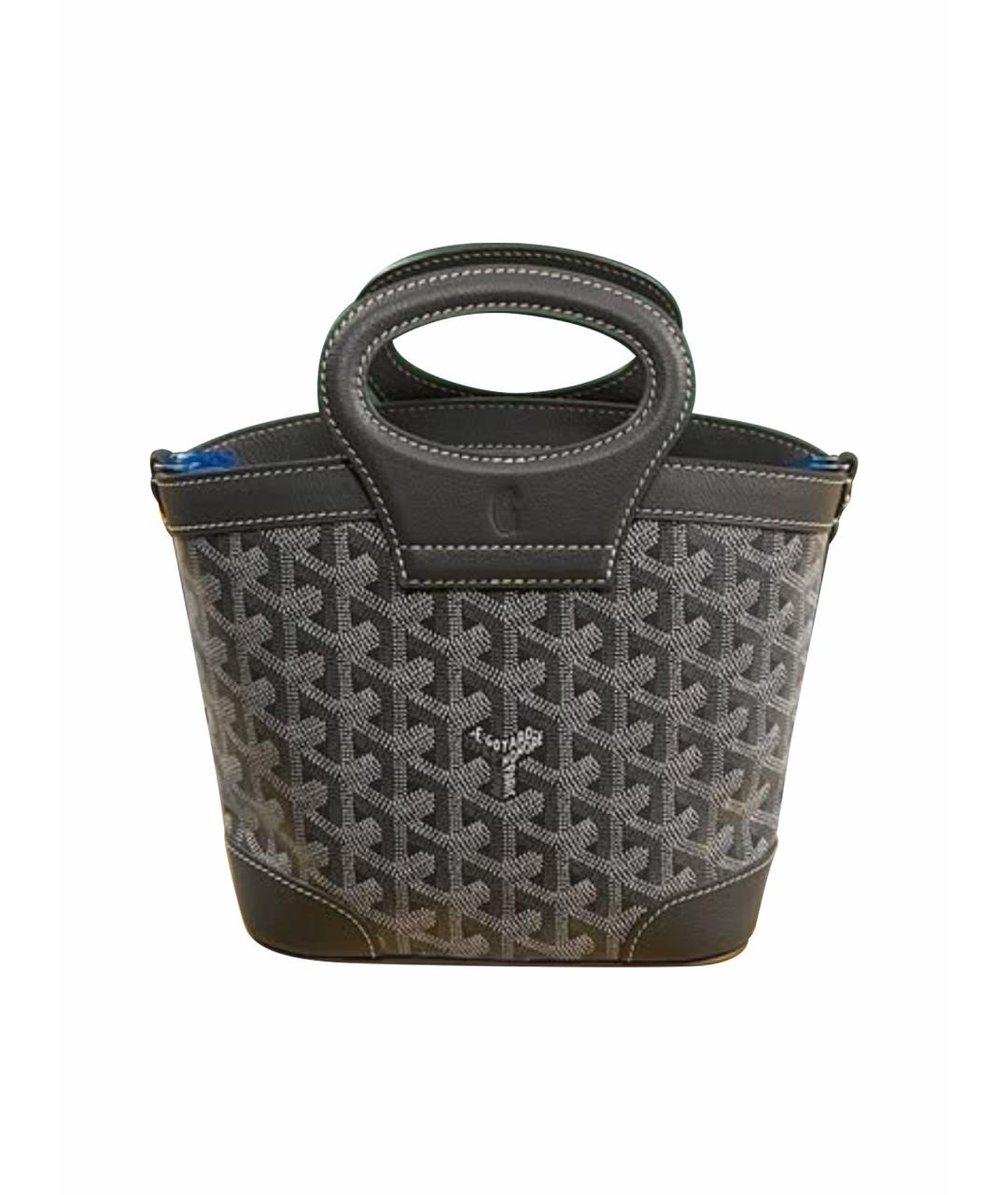GOYARD Серая сумка через плечо из искусственной кожи, фото 1