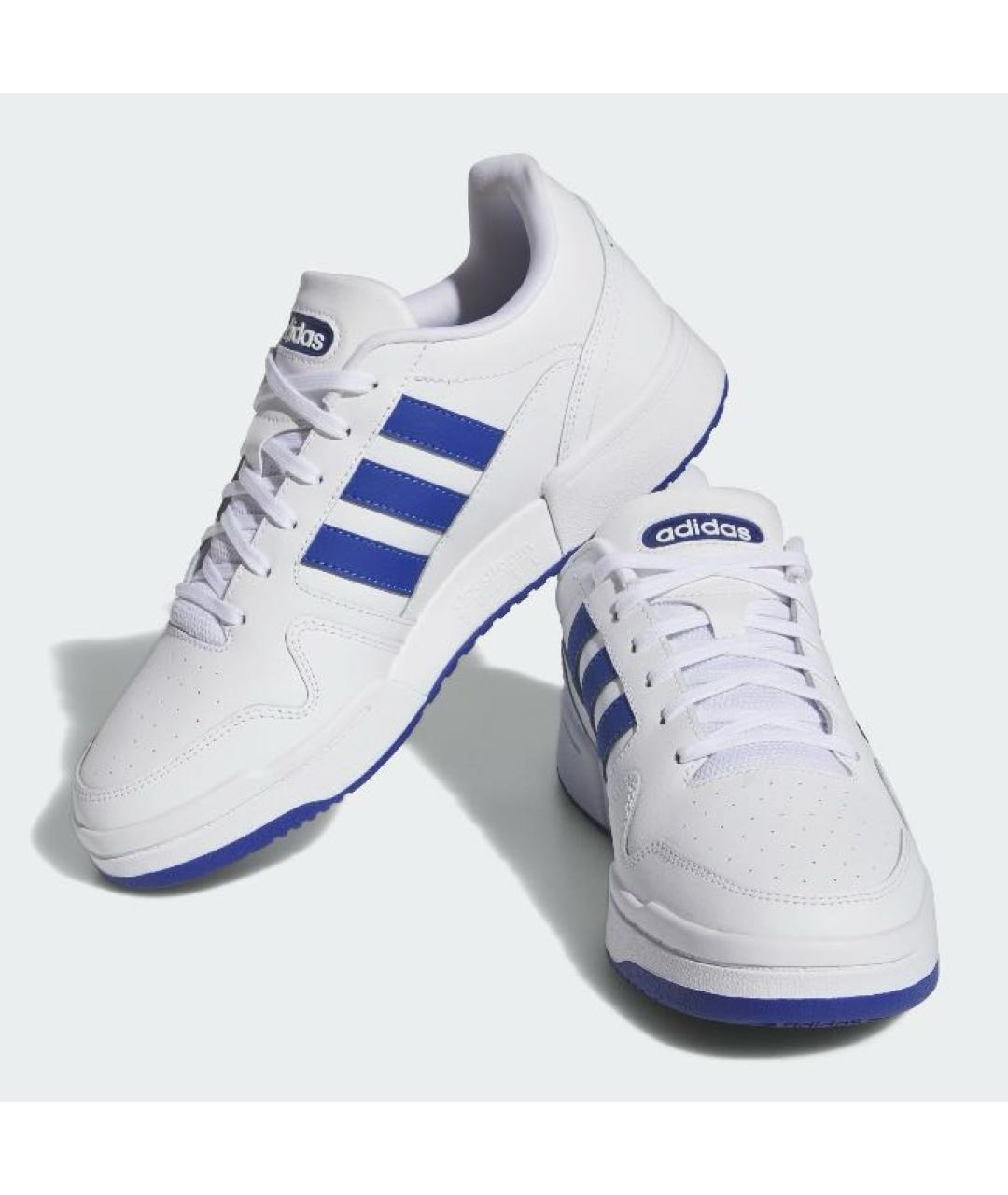ADIDAS Белые кожаные низкие кроссовки / кеды, фото 5