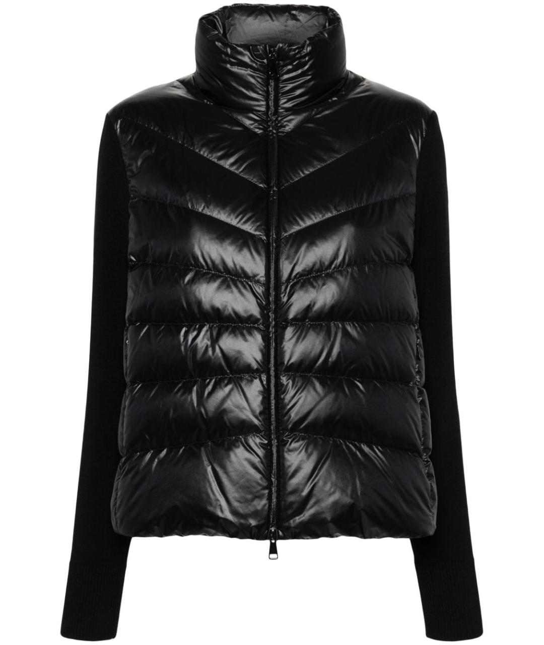 MONCLER Черный полиамидовый кардиган, фото 1