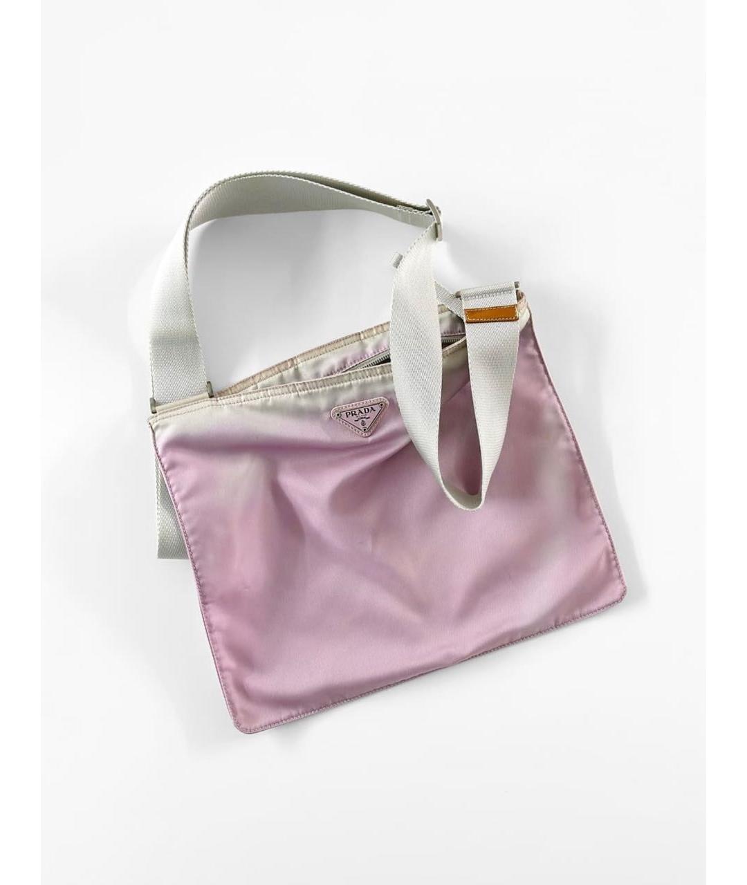 PRADA Розовая сумка через плечо, фото 2