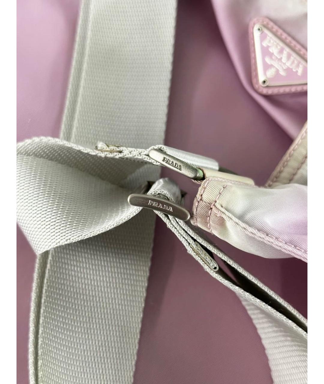 PRADA Розовая сумка через плечо, фото 4