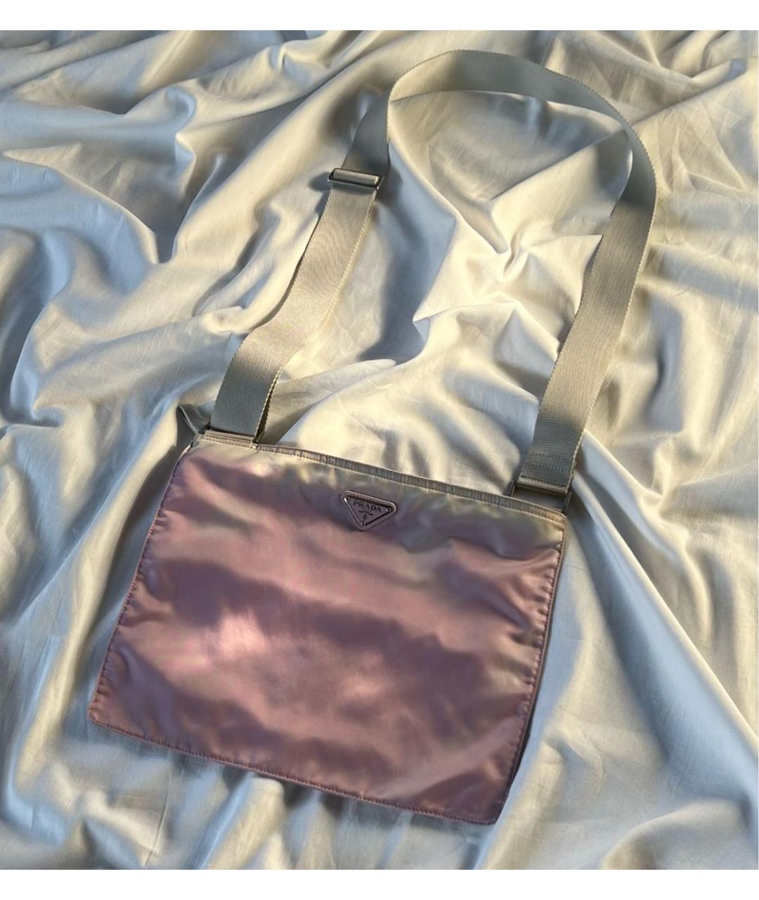 PRADA Розовая сумка через плечо, фото 6