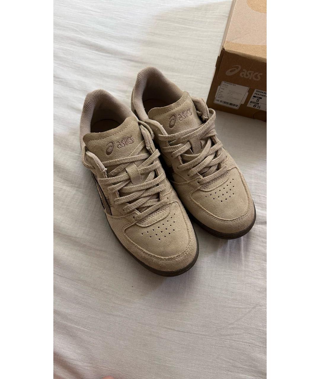 ASICS Серые замшевые кеды, фото 2