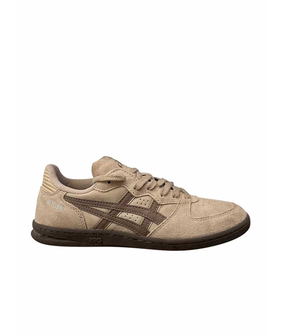 ASICS Серые замшевые кеды, фото 1