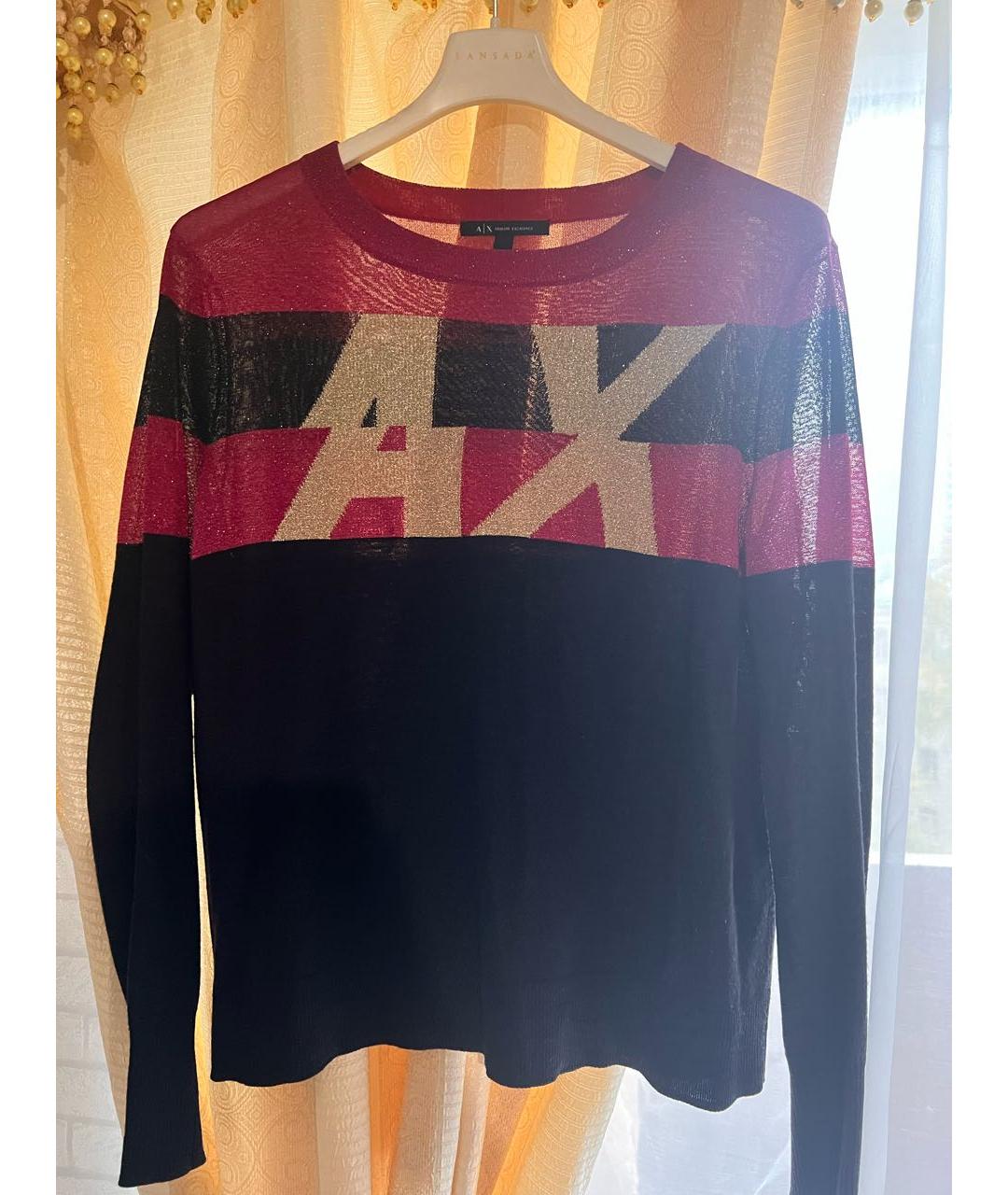 ARMANI EXCHANGE Мульти хлопко-эластановый кардиган, фото 8
