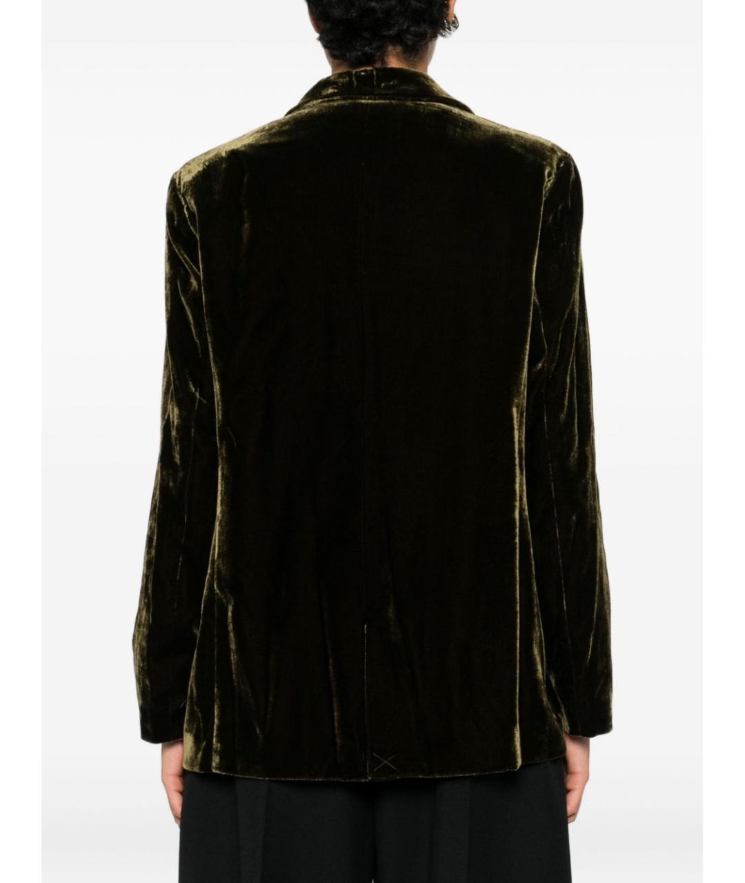 CLOSED Зеленый хлопковый жакет/пиджак, фото 4