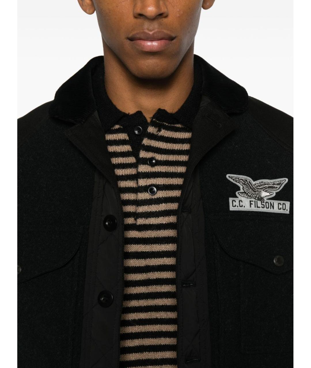 JUNYA WATANABE Черная шерстяная куртка, фото 4