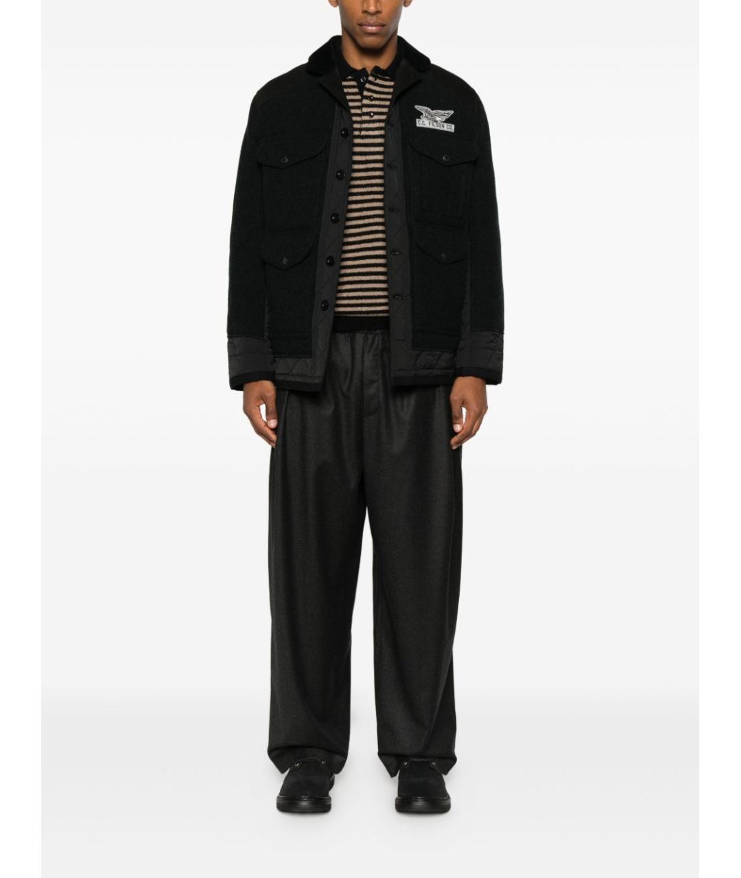 JUNYA WATANABE Черная шерстяная куртка, фото 3