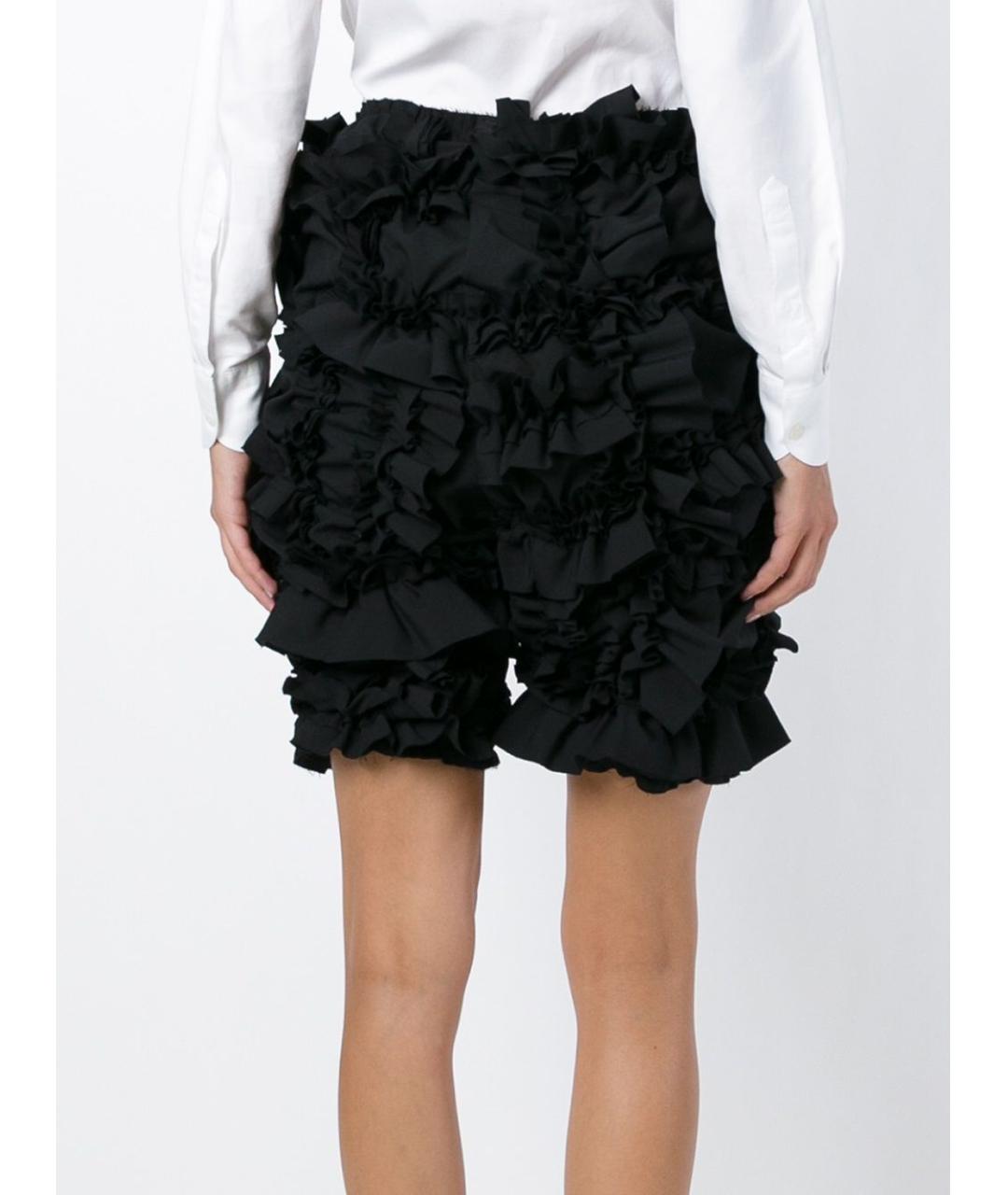 COMME DES GARÇONS Черные шорты, фото 4
