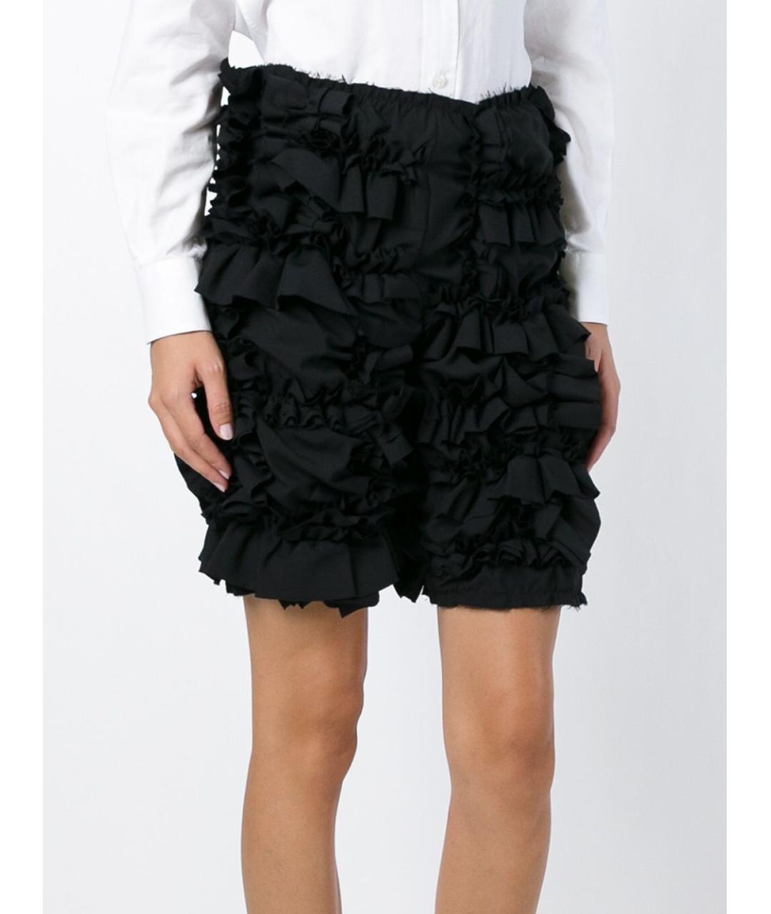 COMME DES GARÇONS Черные шорты, фото 3
