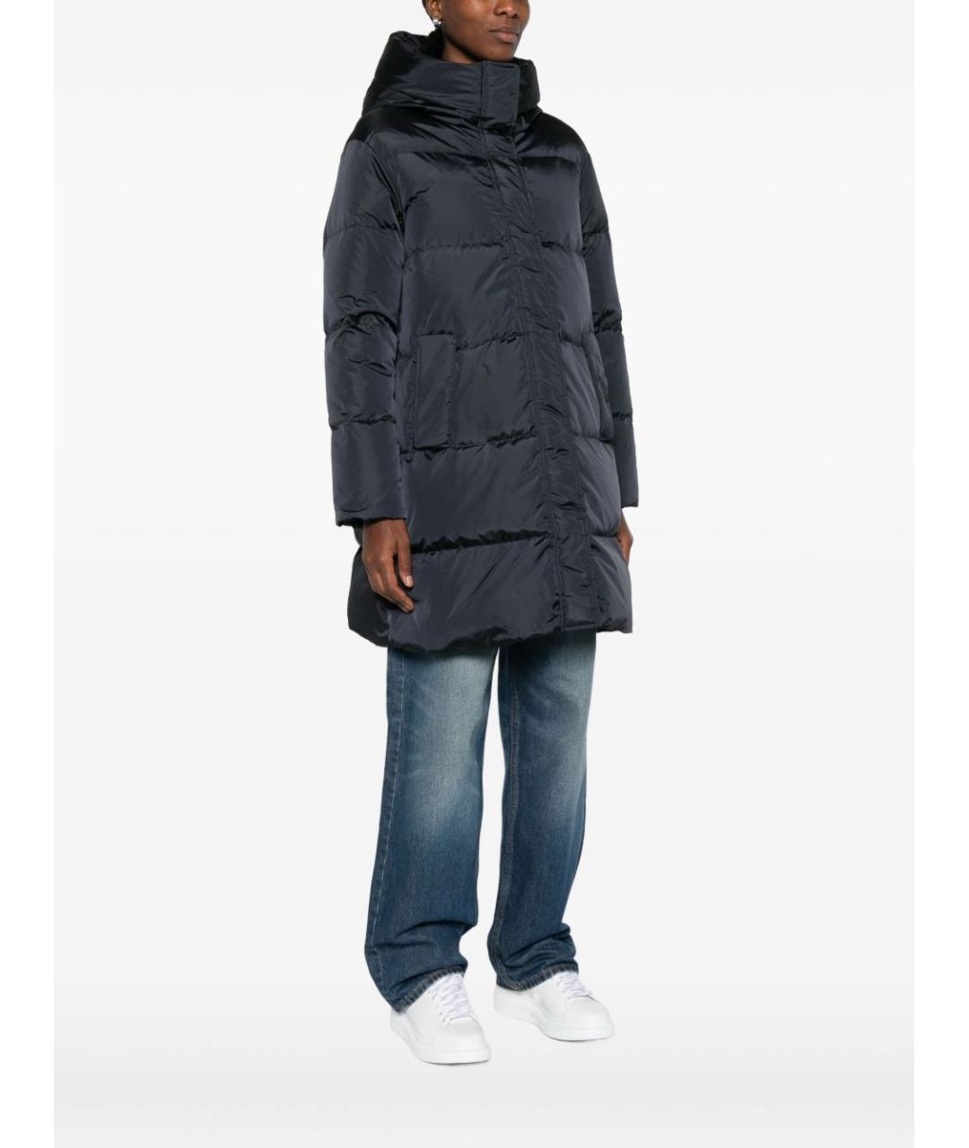 LEMPELIUS Синий полиамидовый пуховик, фото 4