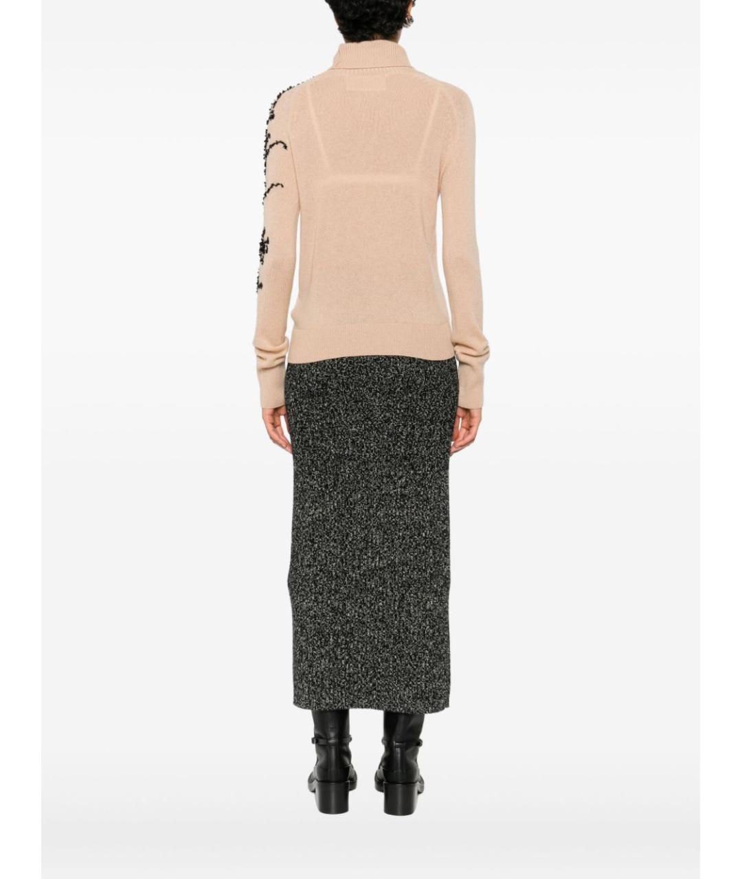 ERMANNO SCERVINO Бежевый кашемировый джемпер / свитер, фото 2