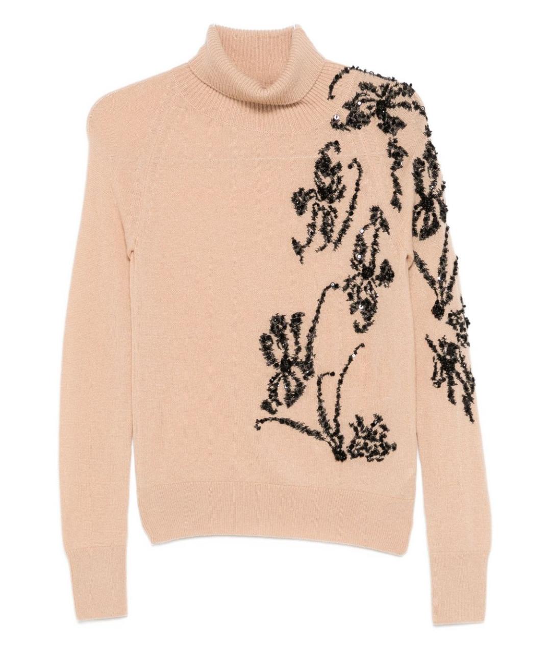 ERMANNO SCERVINO Бежевый кашемировый джемпер / свитер, фото 1