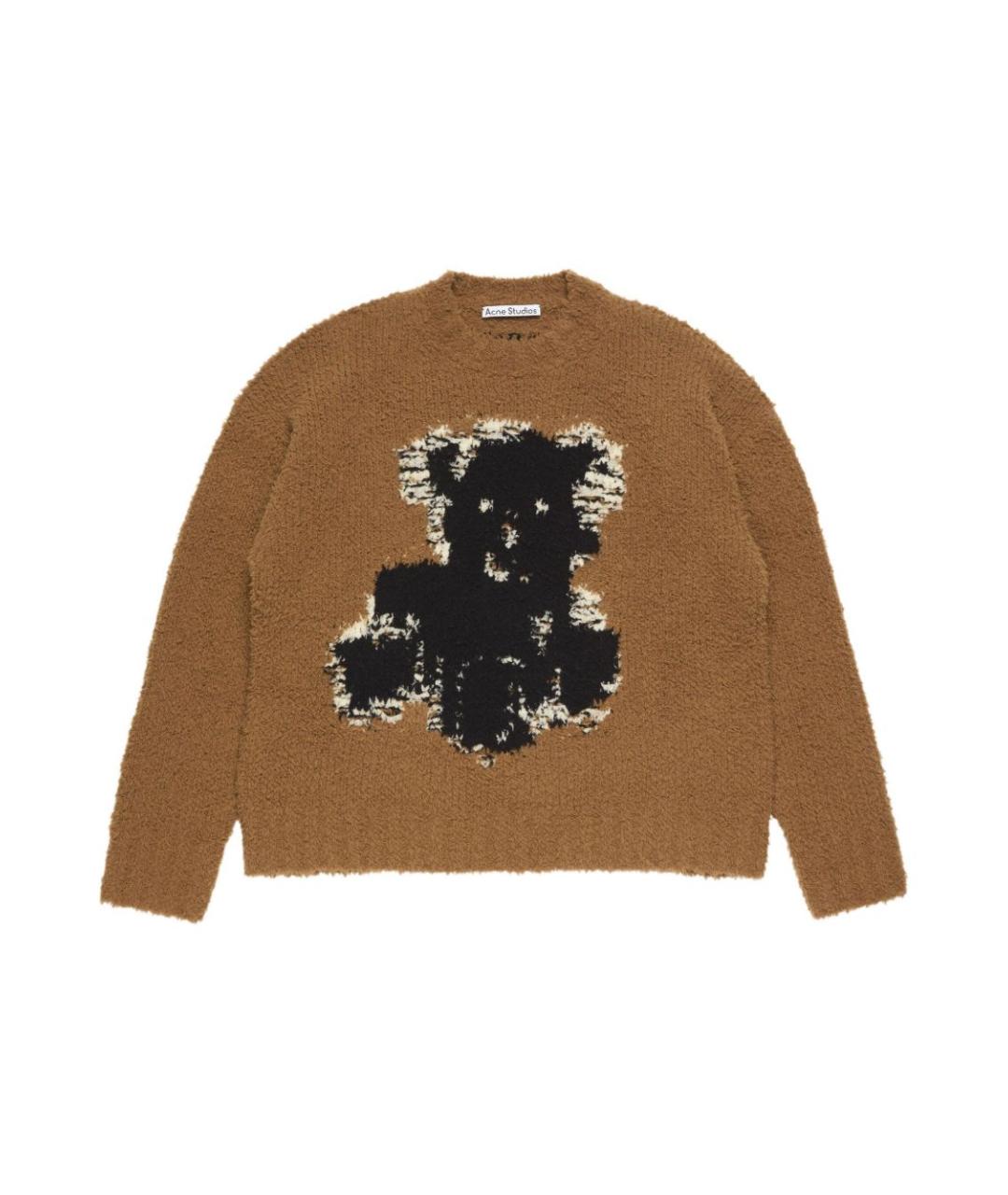 ACNE STUDIOS Бежевый шерстяной джемпер / свитер, фото 1