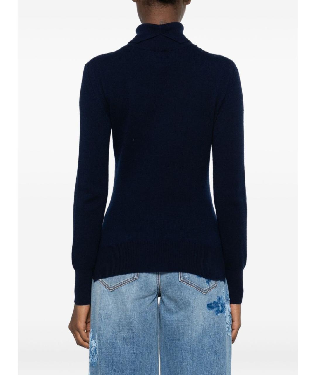 ERMANNO SCERVINO Синий кашемировый джемпер / свитер, фото 5