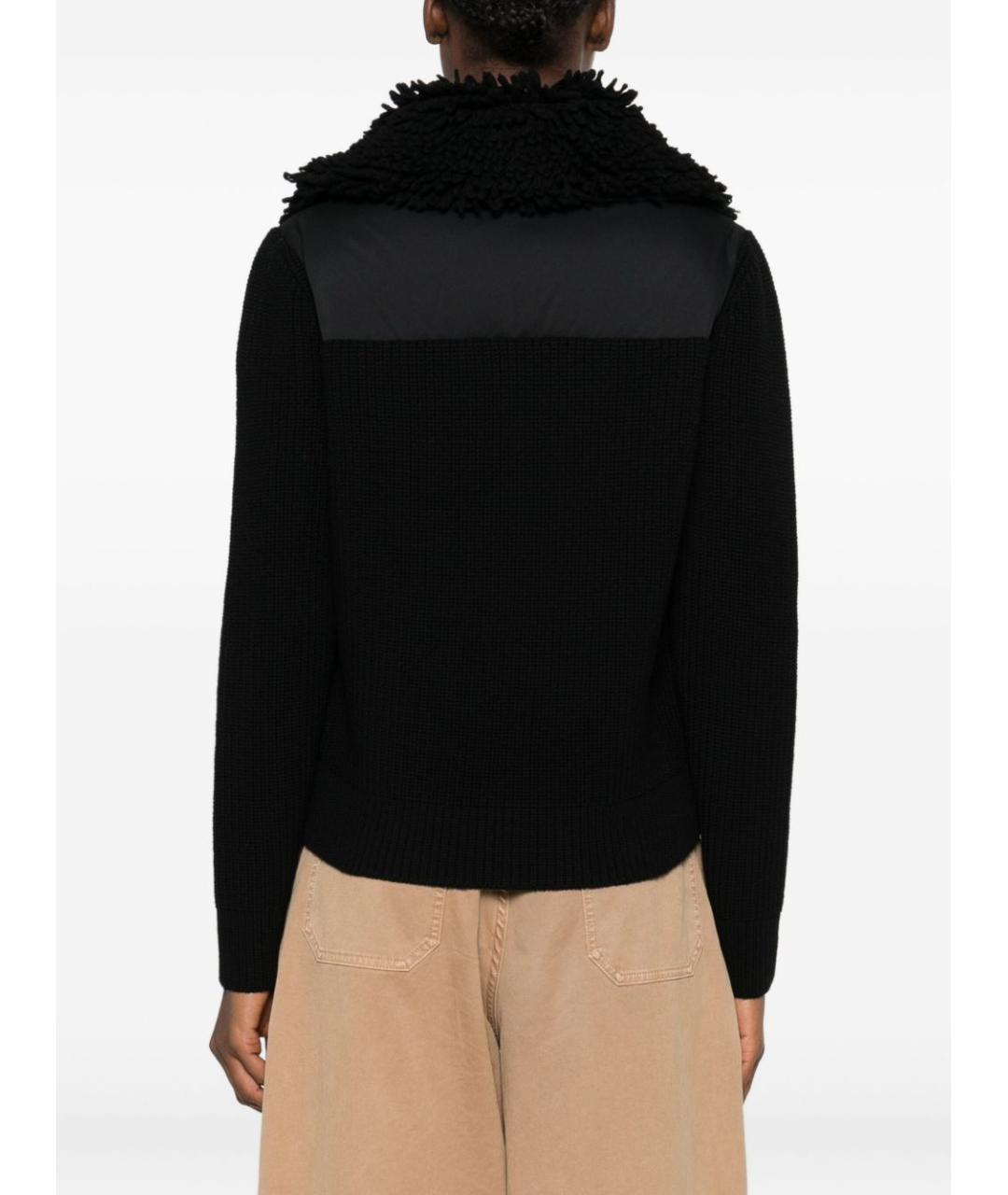 MONCLER GRENOBLE Черная шерстяная куртка, фото 3