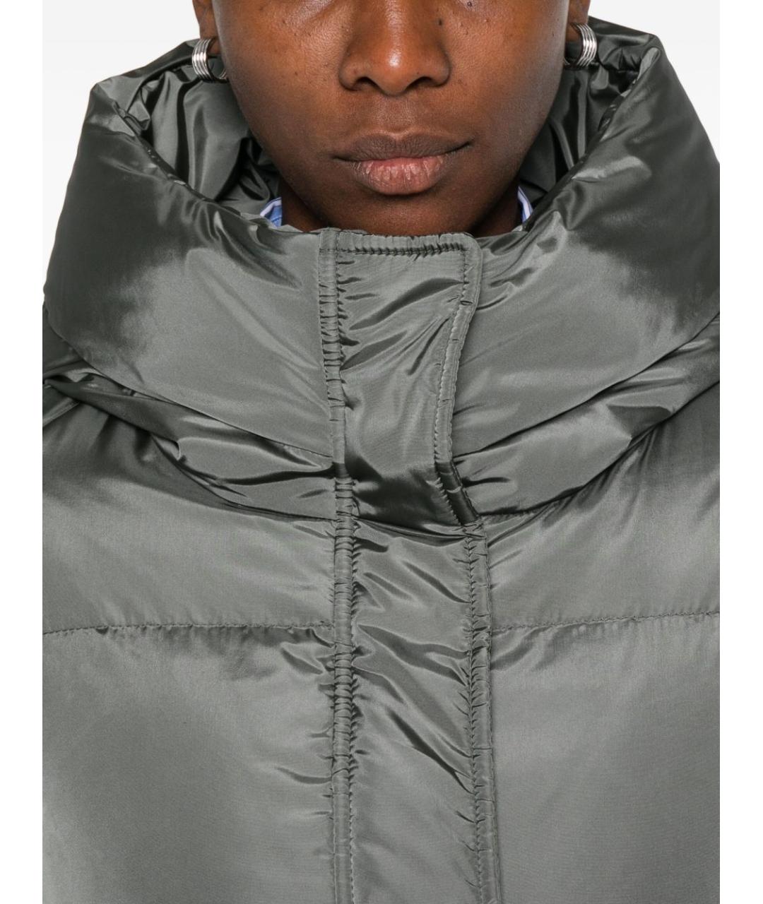 LEMPELIUS Серый полиамидовый пуховик, фото 3