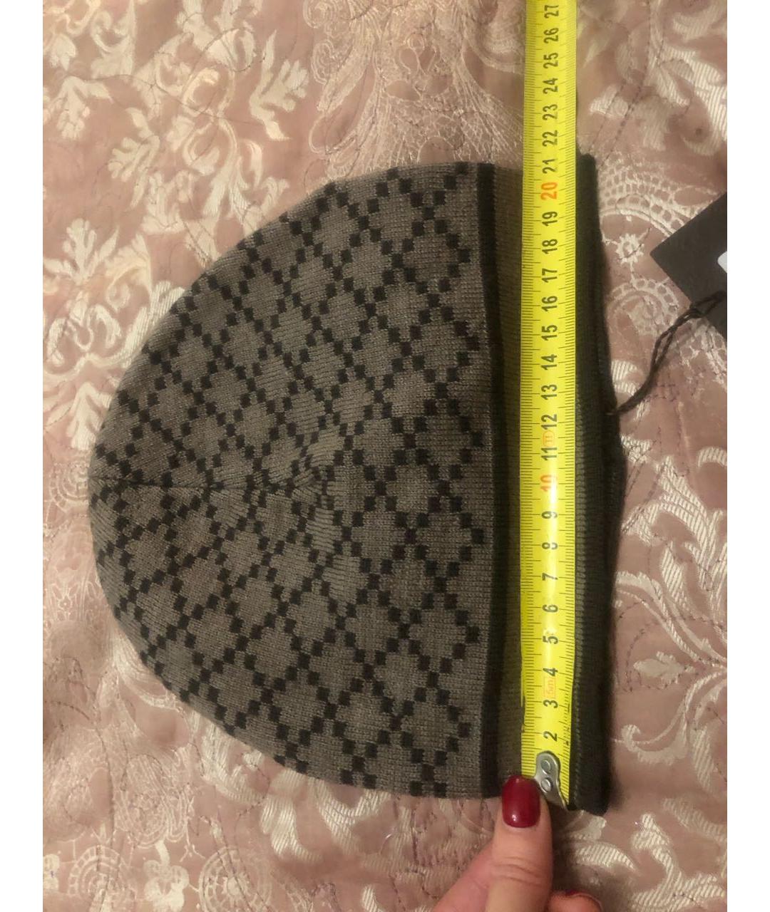 GUCCI Бежевая шерстяная шапка, фото 7