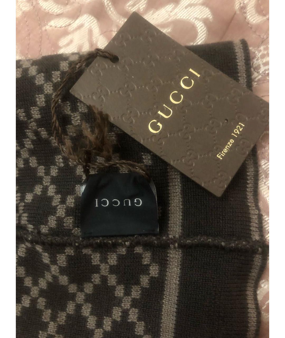 GUCCI Бежевая шерстяная шапка, фото 4