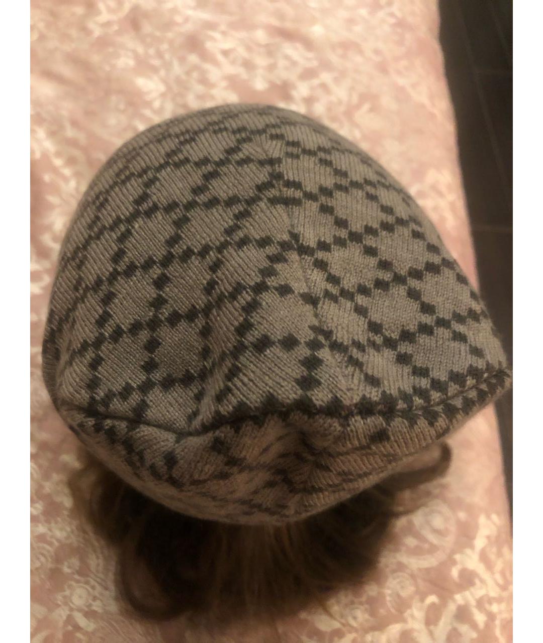 GUCCI Бежевая шерстяная шапка, фото 5