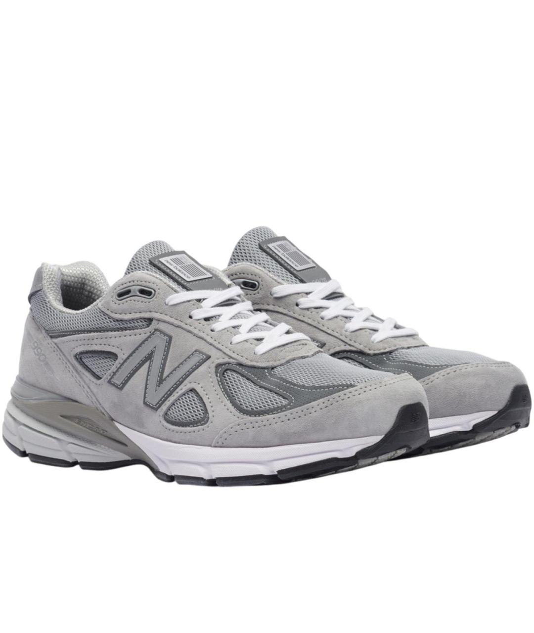 NEW BALANCE Серые низкие кроссовки / кеды, фото 2
