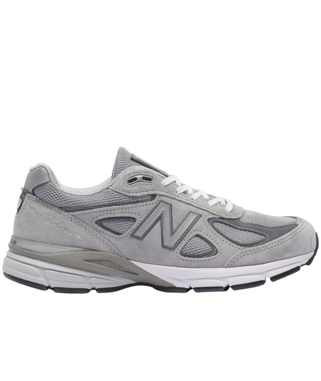 NEW BALANCE Серые низкие кроссовки / кеды, фото 1