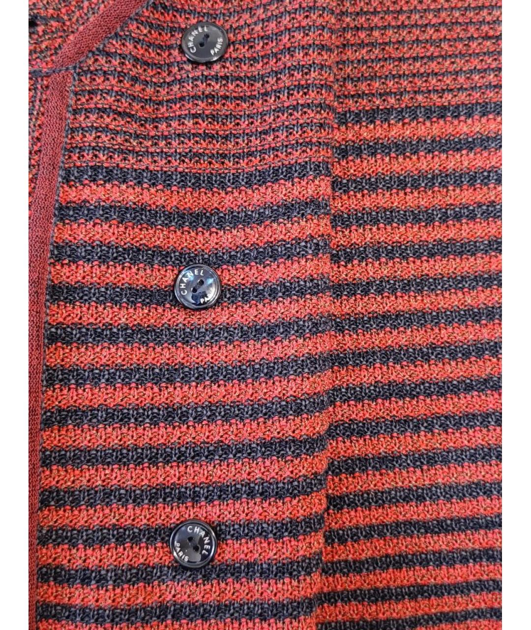 CHANEL Бордовый шелковый жакет/пиджак, фото 7