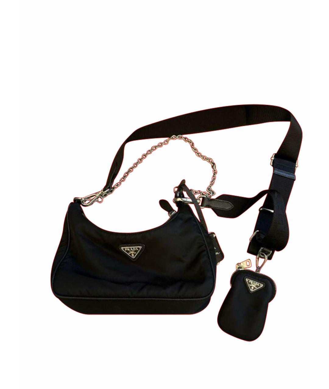 PRADA Черная сумка через плечо, фото 1