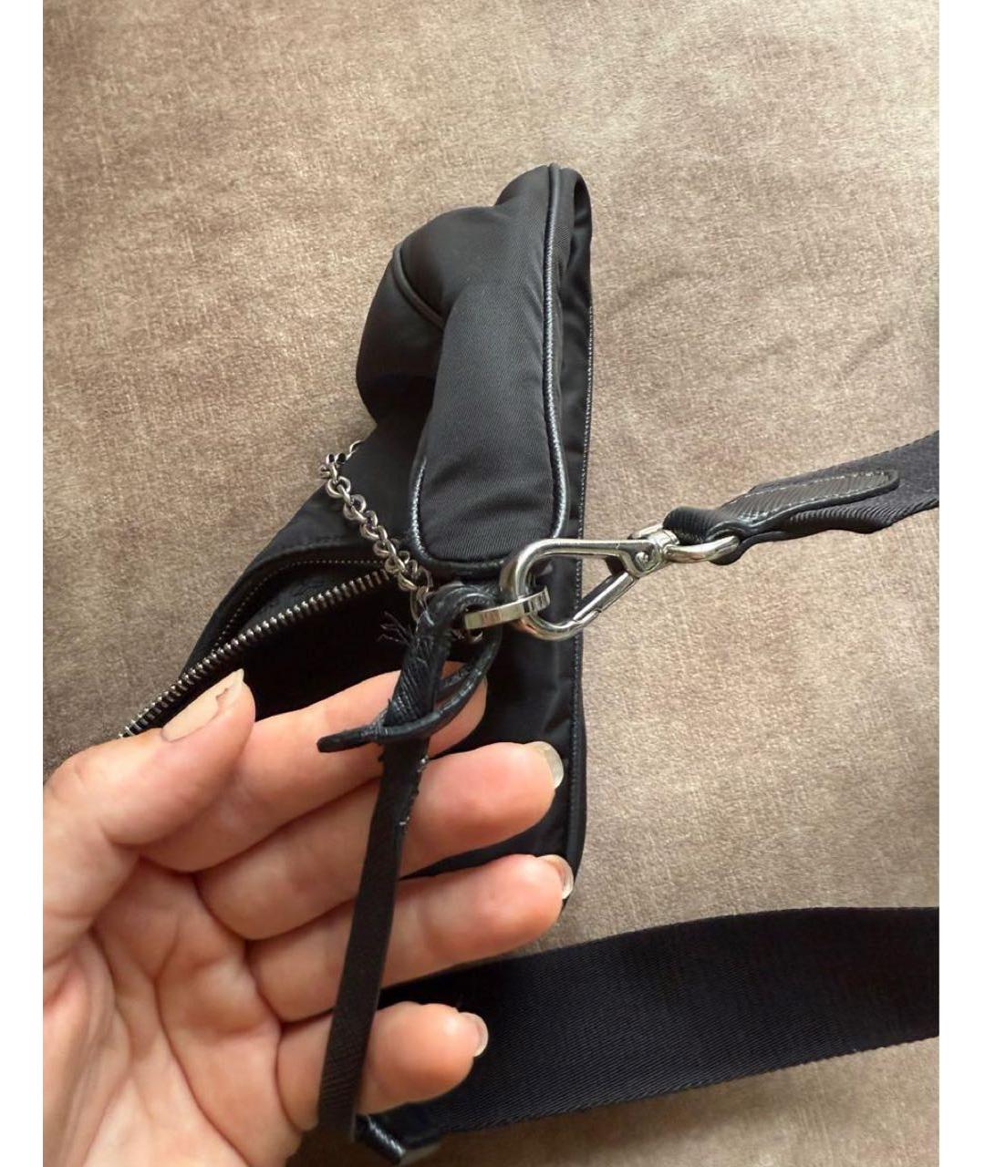 PRADA Черная сумка через плечо, фото 3