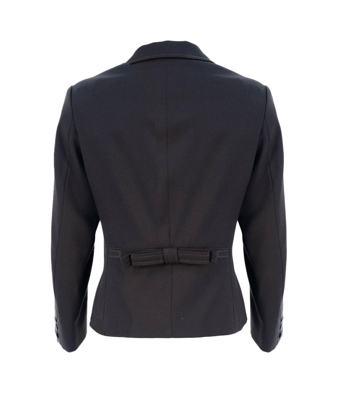 MOSCHINO Коричневый шерстяной костюм с юбками, фото 3