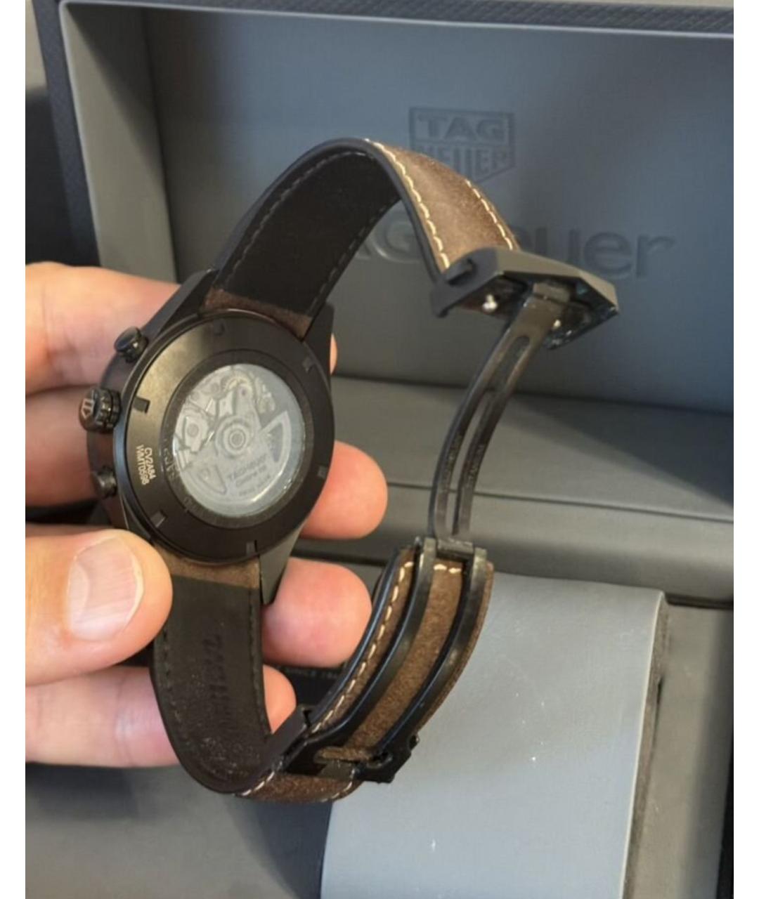 TAG HEUER Черные титановые часы, фото 3