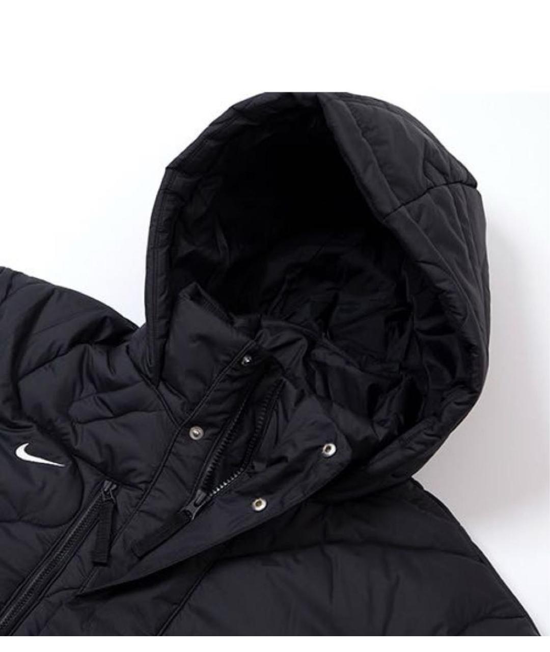 NIKE Черный пуховик, фото 3