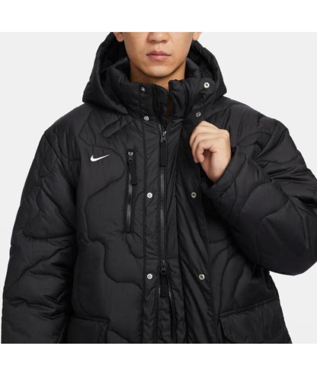 NIKE Черный пуховик, фото 7