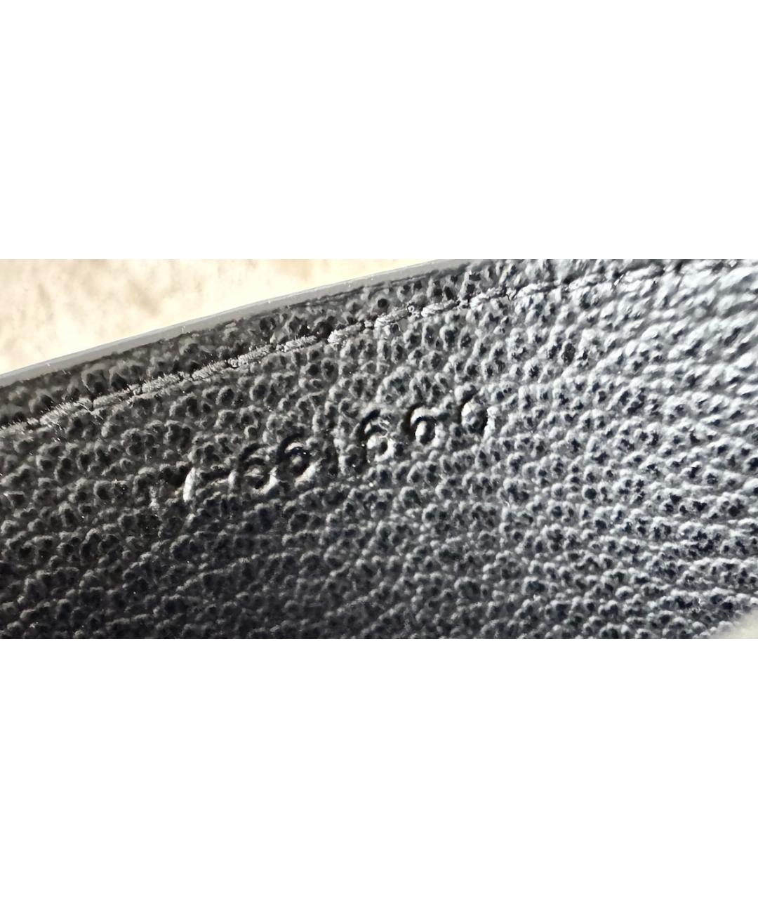 FERRAGAMO Черный кожаный кардхолдер, фото 5