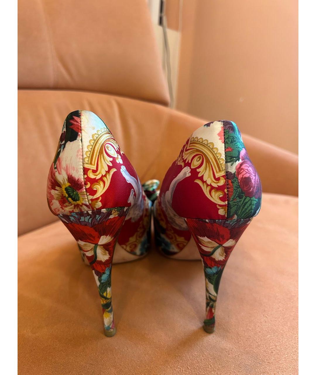 DOLCE&GABBANA Мульти туфли, фото 4
